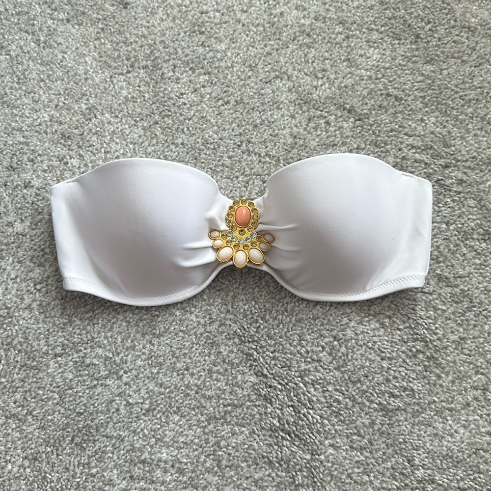 White Victoria’s Secret bathing suit top